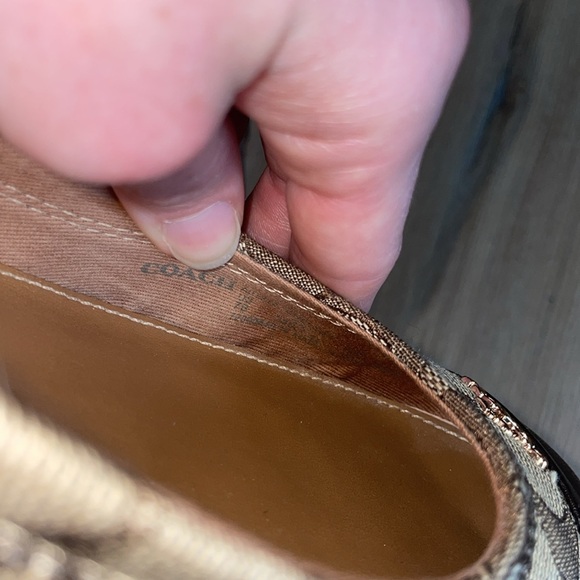 Coach Women's Brown and Black Flats - Picture 6 of 8